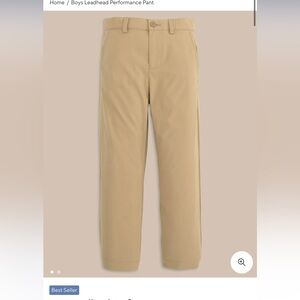 Southern Tide Boys Leadhead Performance Tan Casual Pants-NWT Size 12